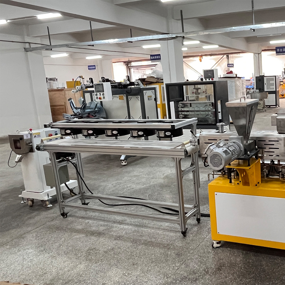 金屬粉高填充粉末 風冷熱切造粒機